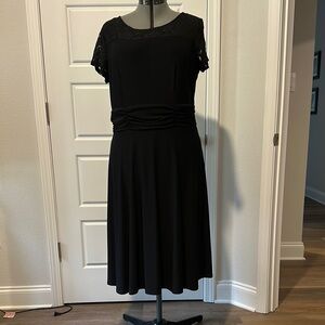 Elegant Black Lace Dress